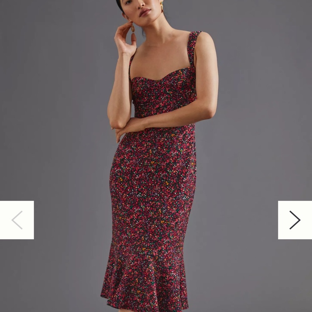 New Anthropologie Dress, Sweetheart Midi Corset Sold Out